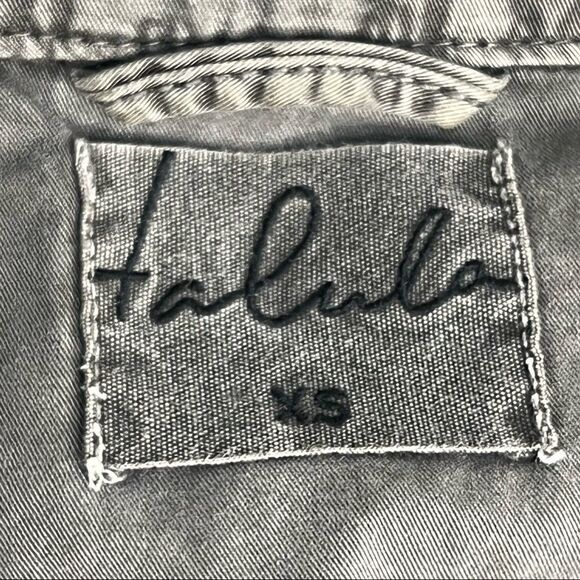 Aritzia Talula Trooper Grey Black Utility Jacket Size XS Military Neutral - Picture 11 of 12